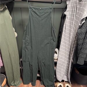 Elegant Forest Green Jumpsuit